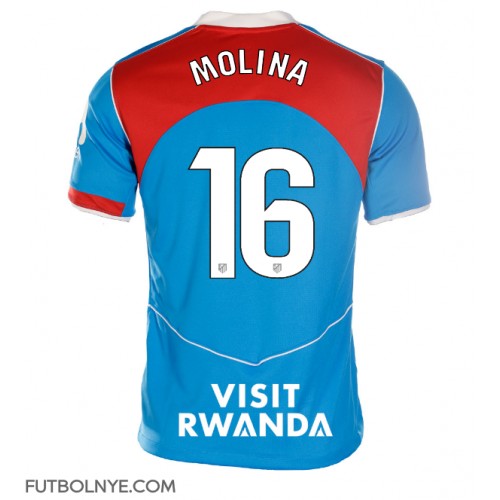 Camiseta Atletico Madrid Nahuel Molina #16 Tercera Equipación para mujer 2025-26 manga corta